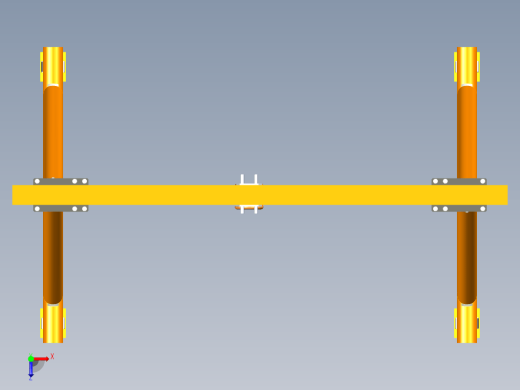 起重机 Gantry Crane 1 Ton_03 STP STL缩略图