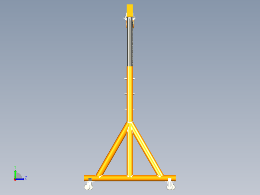 起重机 Gantry Crane 1 Ton_03 STP STL缩略图