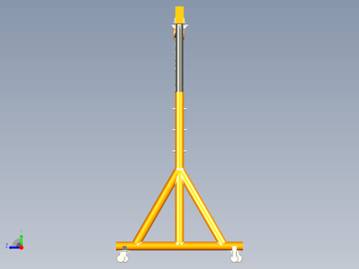 起重机 Gantry Crane 1 Ton_03 STP STL缩略图