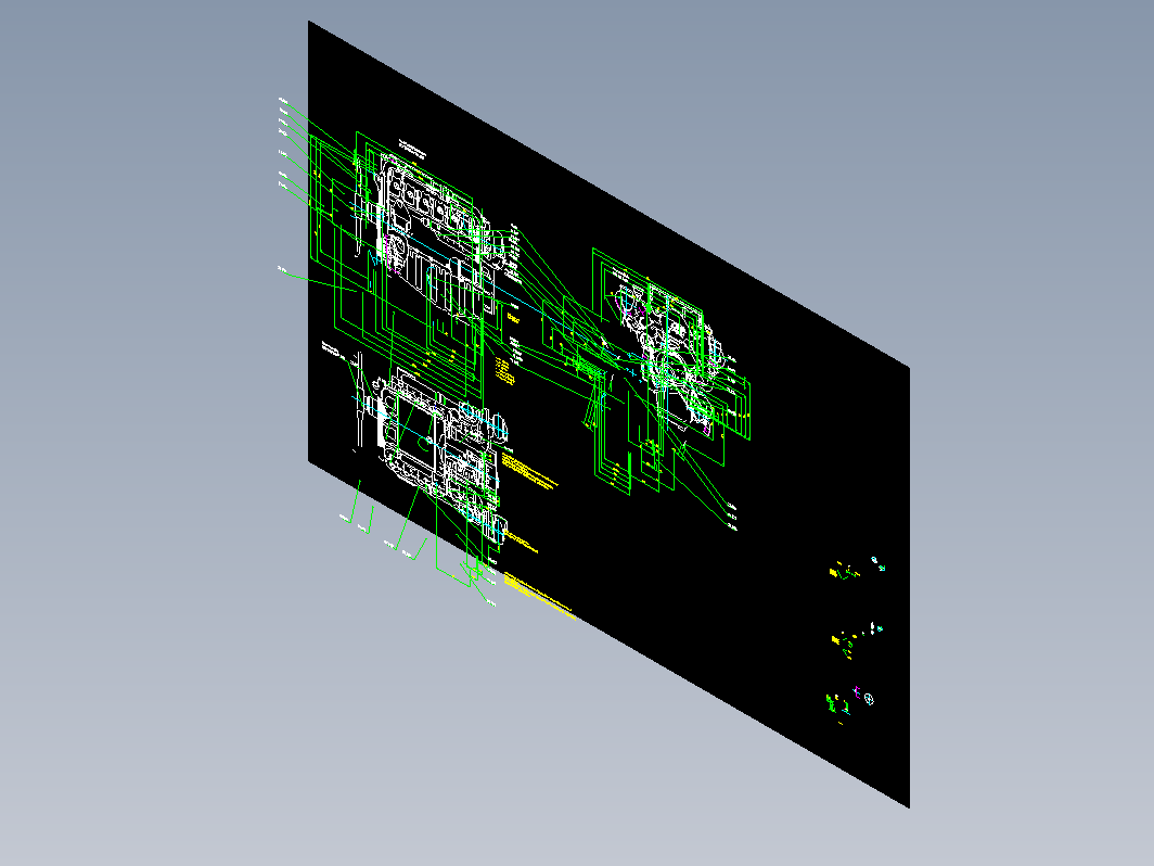 V12发动机CAD