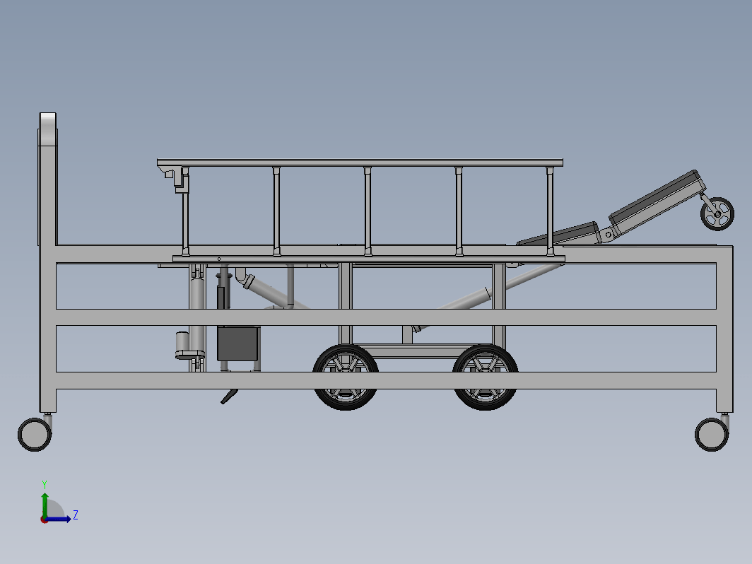 多功能轮椅床三维SW2016带参
