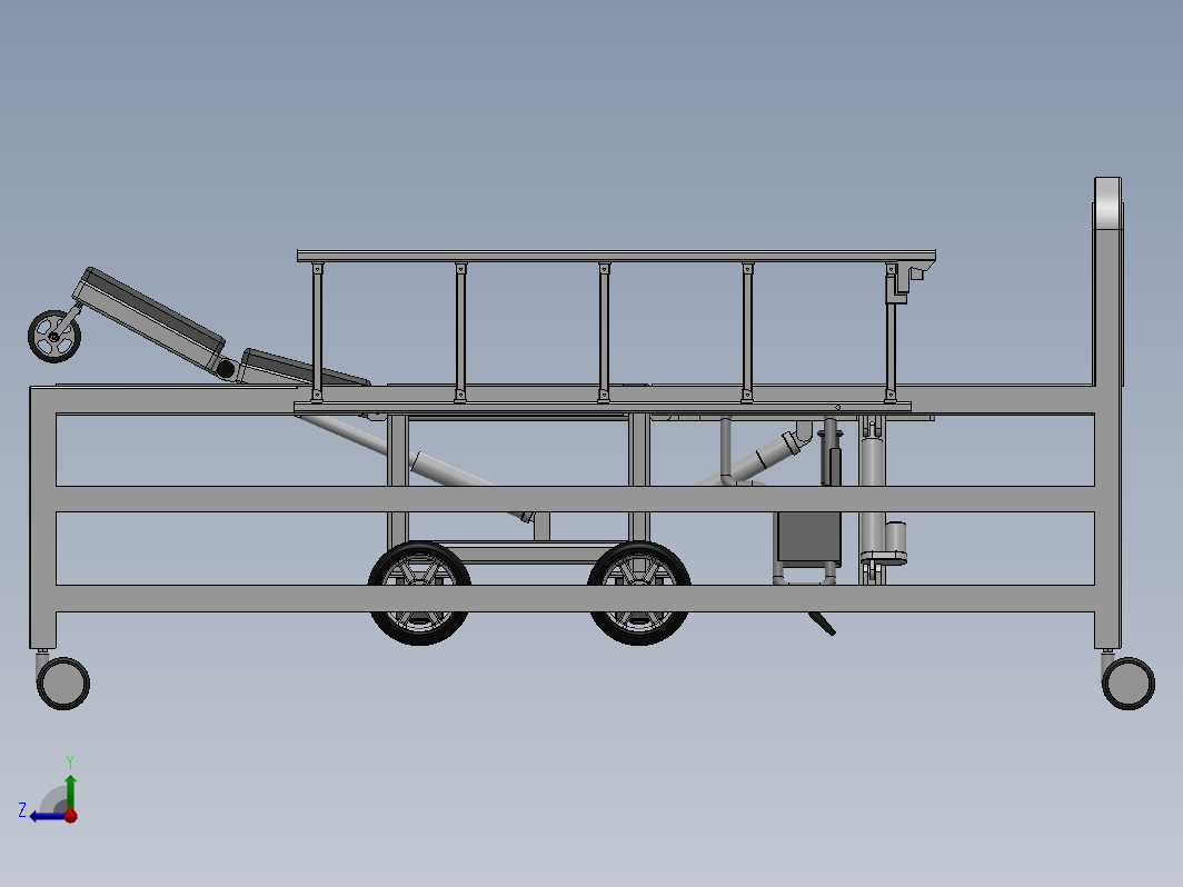 多功能轮椅床三维SW2016带参