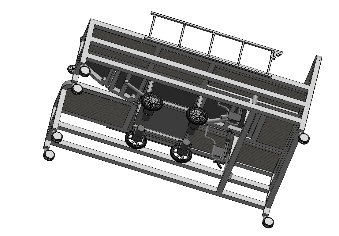 多功能轮椅床三维SW2016带参