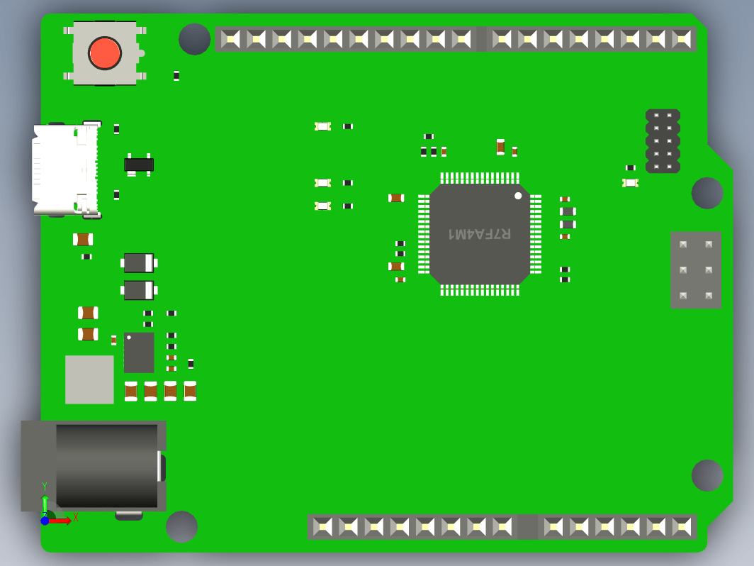 电路板 主板 arduino-uno-r4-minima-1 3 STP