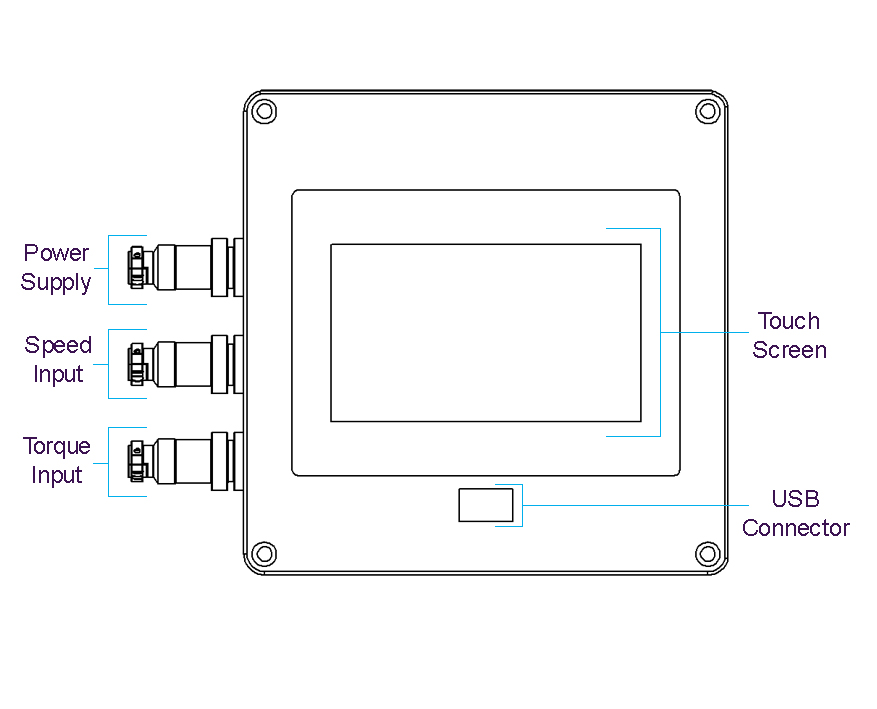 扭矩速度 USB 数据记录器