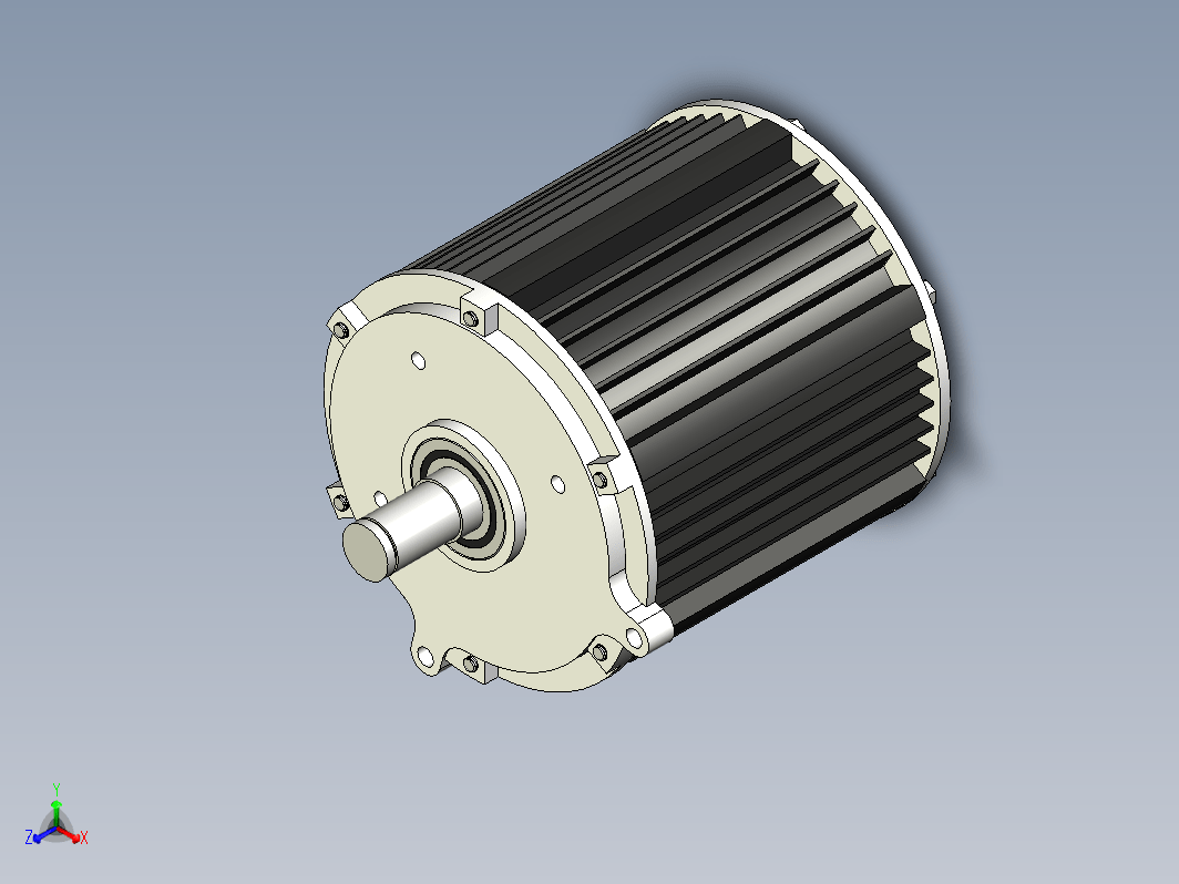 顶力128电机1800W BLDC