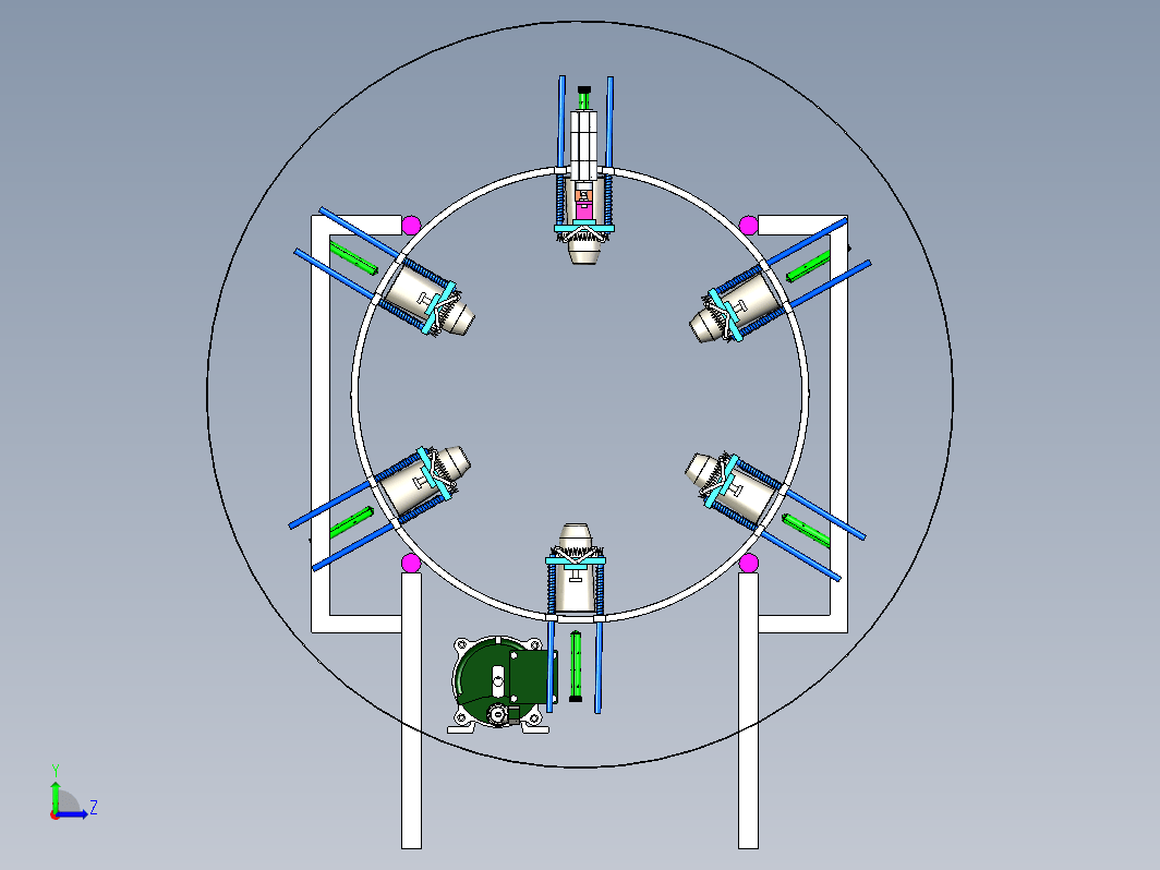 旋转洗衣机内部机构