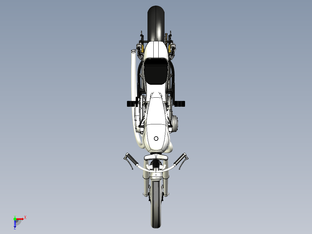 雅马哈Yamaha xs650摩托车