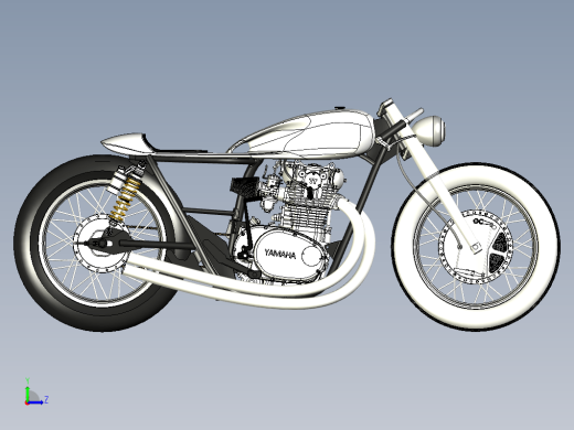 雅马哈Yamaha xs650摩托车缩略图