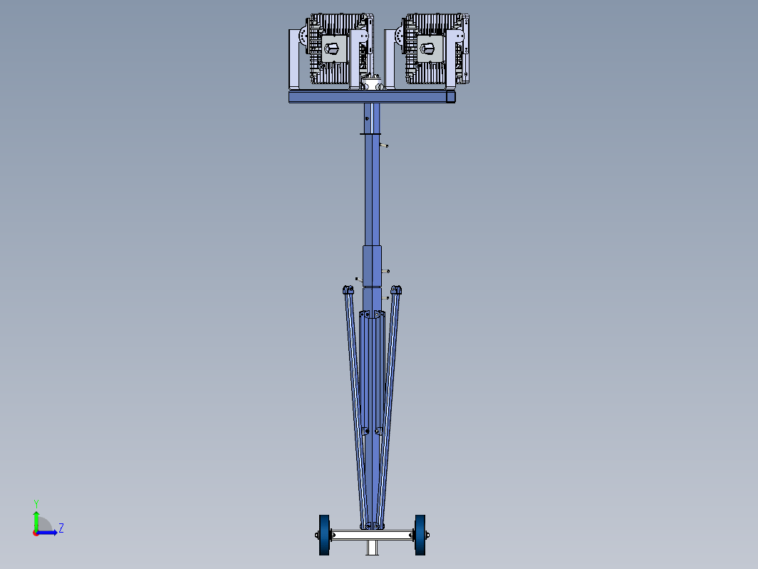 300W防爆LED灯塔结构
