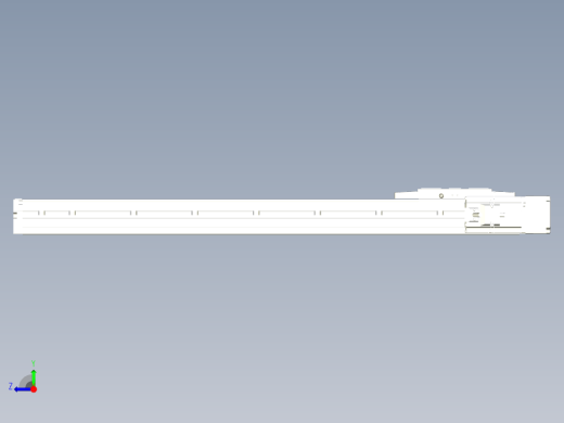 轨道内嵌式螺杆滑台KGH12-600-BR-400W-C4缩略图