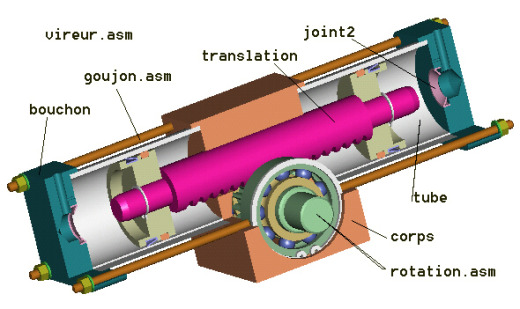 气动转向器 vireur pneumatique