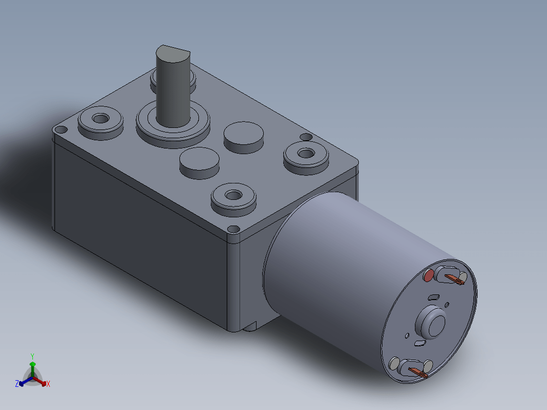 TS32GZ3705300齿轮直流电机6V1RPM375kgcm_2