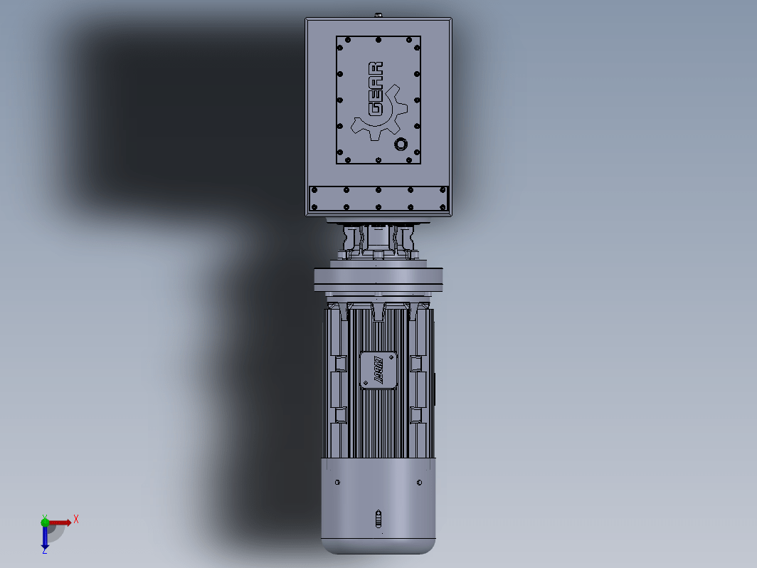 蠕虫变速箱模型 (2)