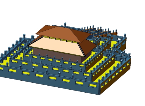 太和殿建筑设计模型