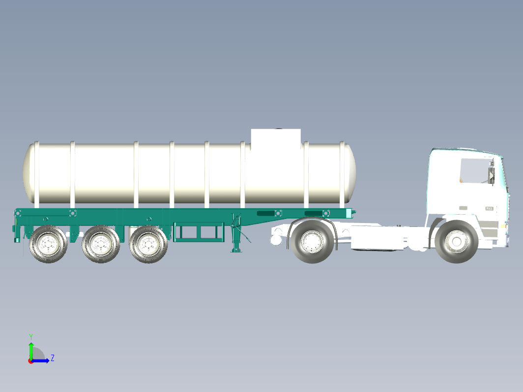 油箱20m³沃尔沃油罐车