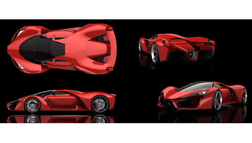 Ferrari F80法拉利概念跑车缩略图