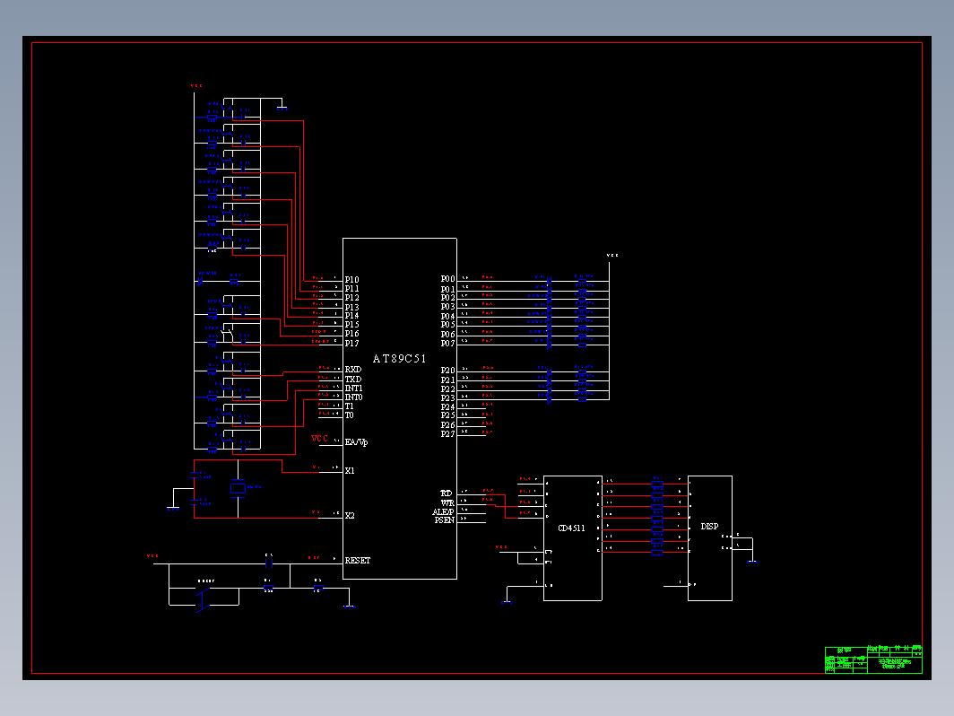 四层楼电梯自动控制系统的设计(论文+DWG图纸)
