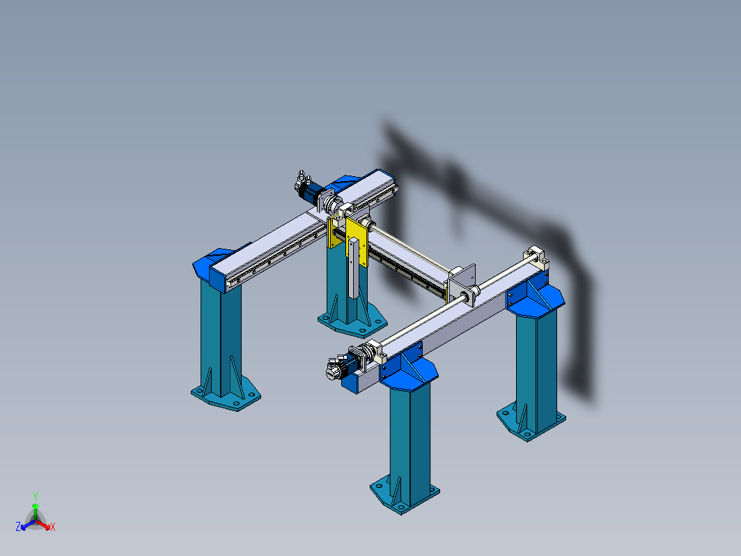 工业-全过程3D模拟运动焊接桁架机器人abb