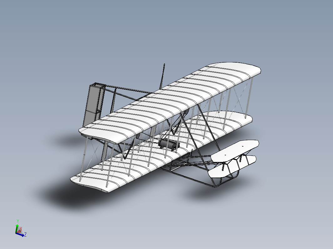 人类第一架动力飞机 wright flyer 1903