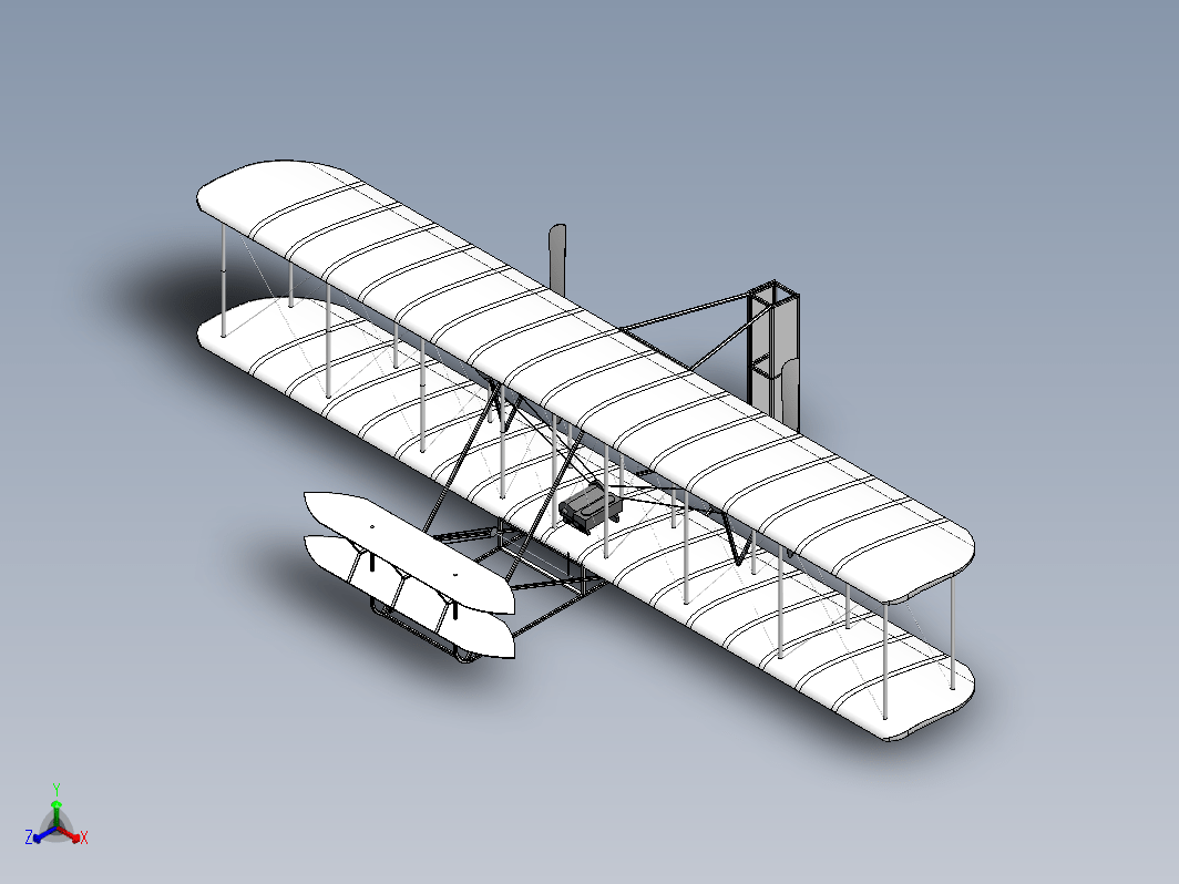 人类第一架动力飞机 wright flyer 1903