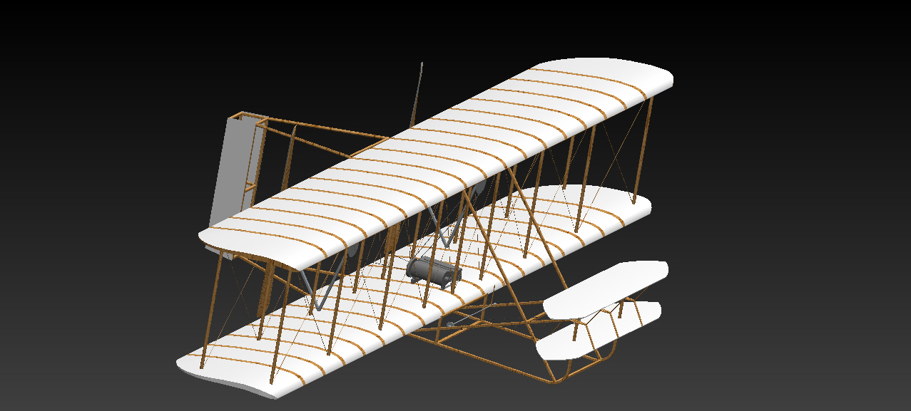 人类第一架动力飞机 wright flyer 1903