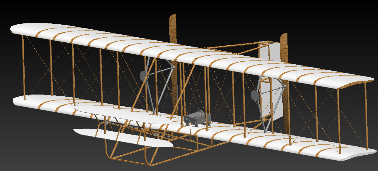 人类第一架动力飞机 wright flyer 1903