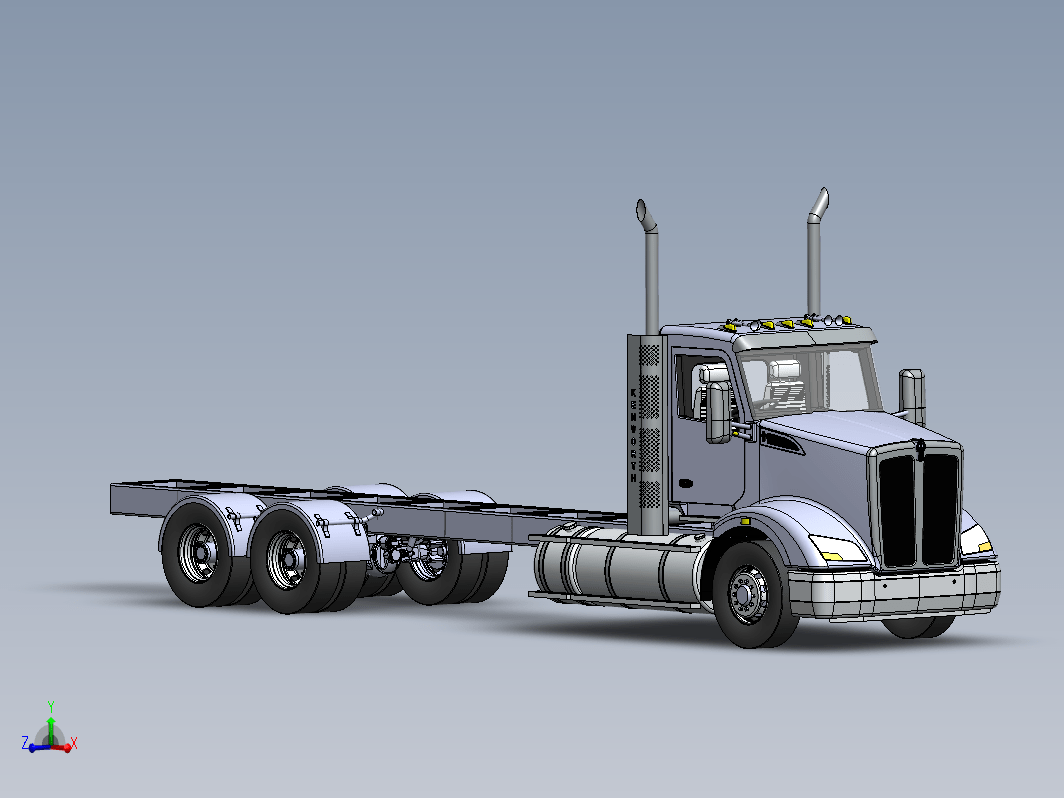 Kenworth T610 Day Cab大卡车头