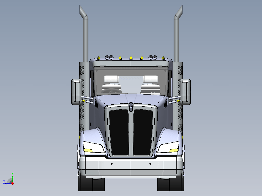 Kenworth T610 Day Cab大卡车头