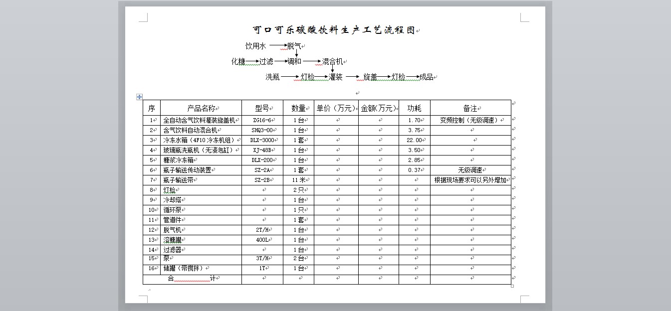 可口可乐碳酸饮料混合机