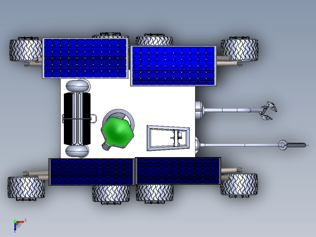 Mars rove车3D图纸