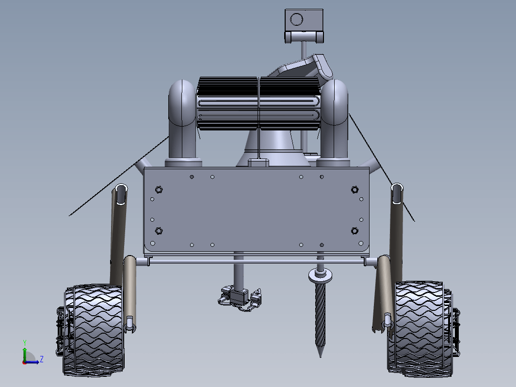 Mars rove车3D图纸