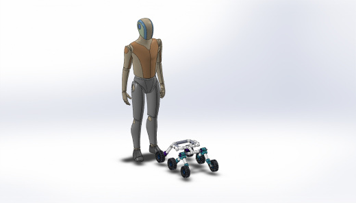 Unmanned ground vehicle六轮小车结构缩略图