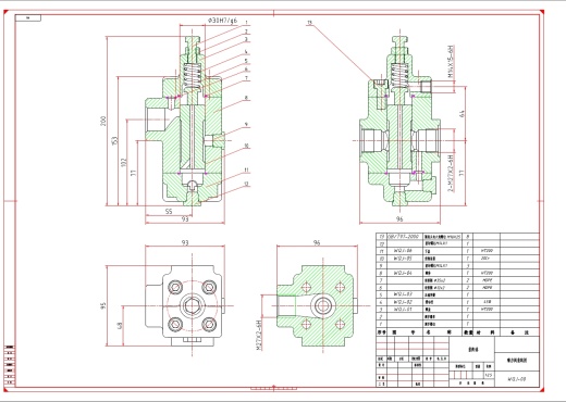 顺序阀的设计三维SW2012带参+CAD+说明书缩略图