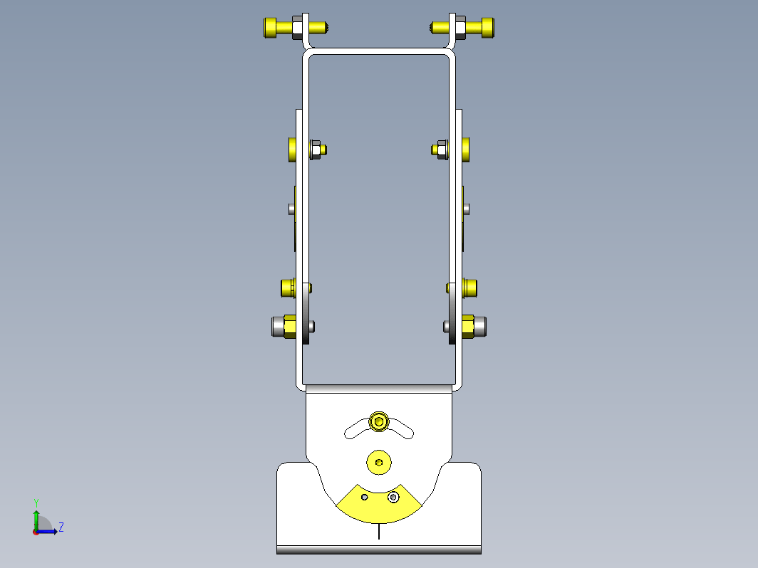 轴倾斜验证夹具