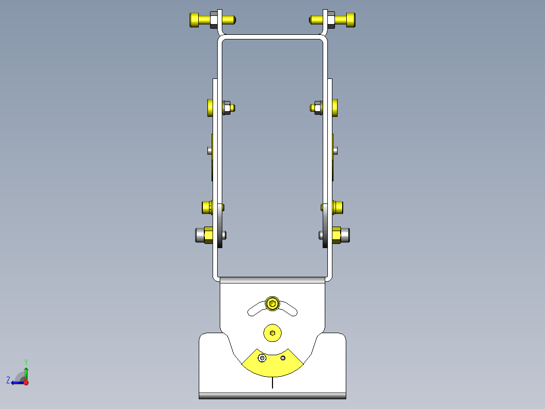 轴倾斜验证夹具