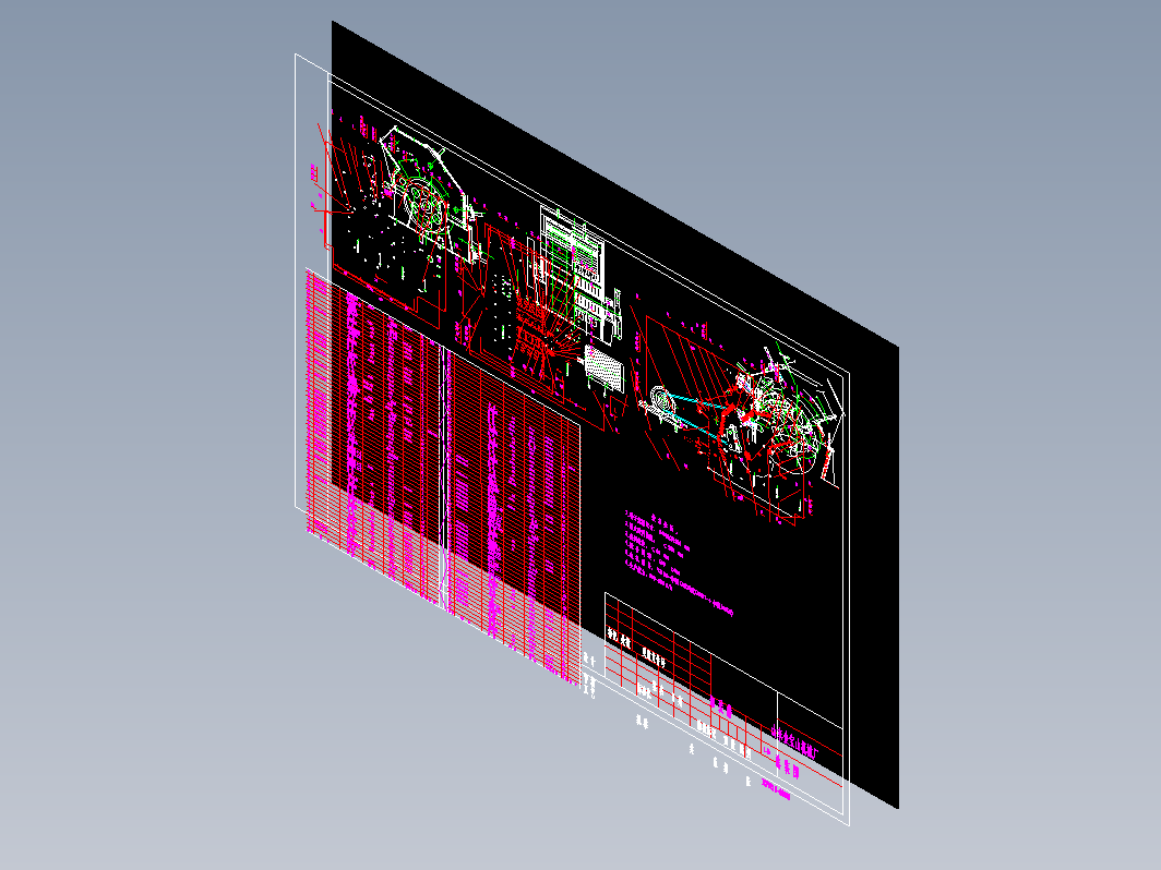 PCF1214锤式反击破总装图