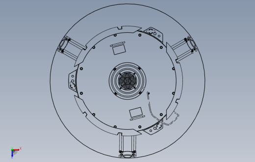 B04-Delta蜘蛛手机械人3D模型缩略图