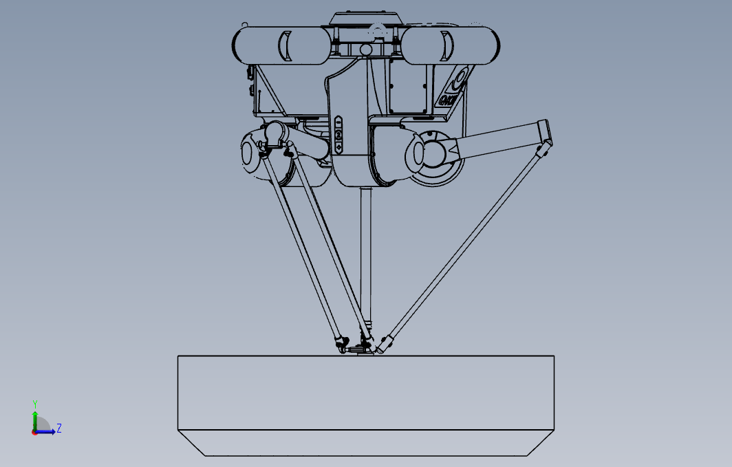 B04-Delta蜘蛛手机械人3D模型