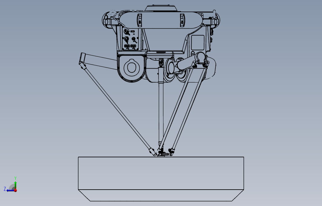 B04-Delta蜘蛛手机械人3D模型