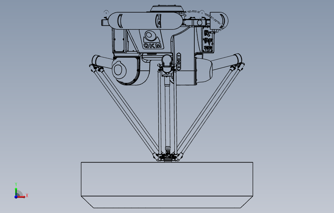 B04-Delta蜘蛛手机械人3D模型