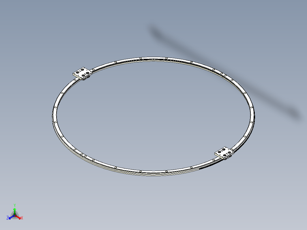 带齿环形导轨1300直径圆弧导轨线-汇思德环形导轨