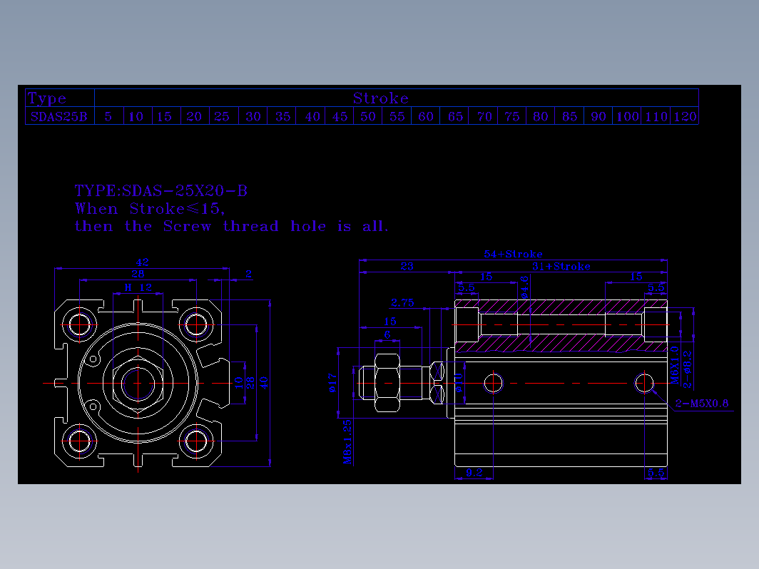 SDA气缸 83-SDA-25-SW