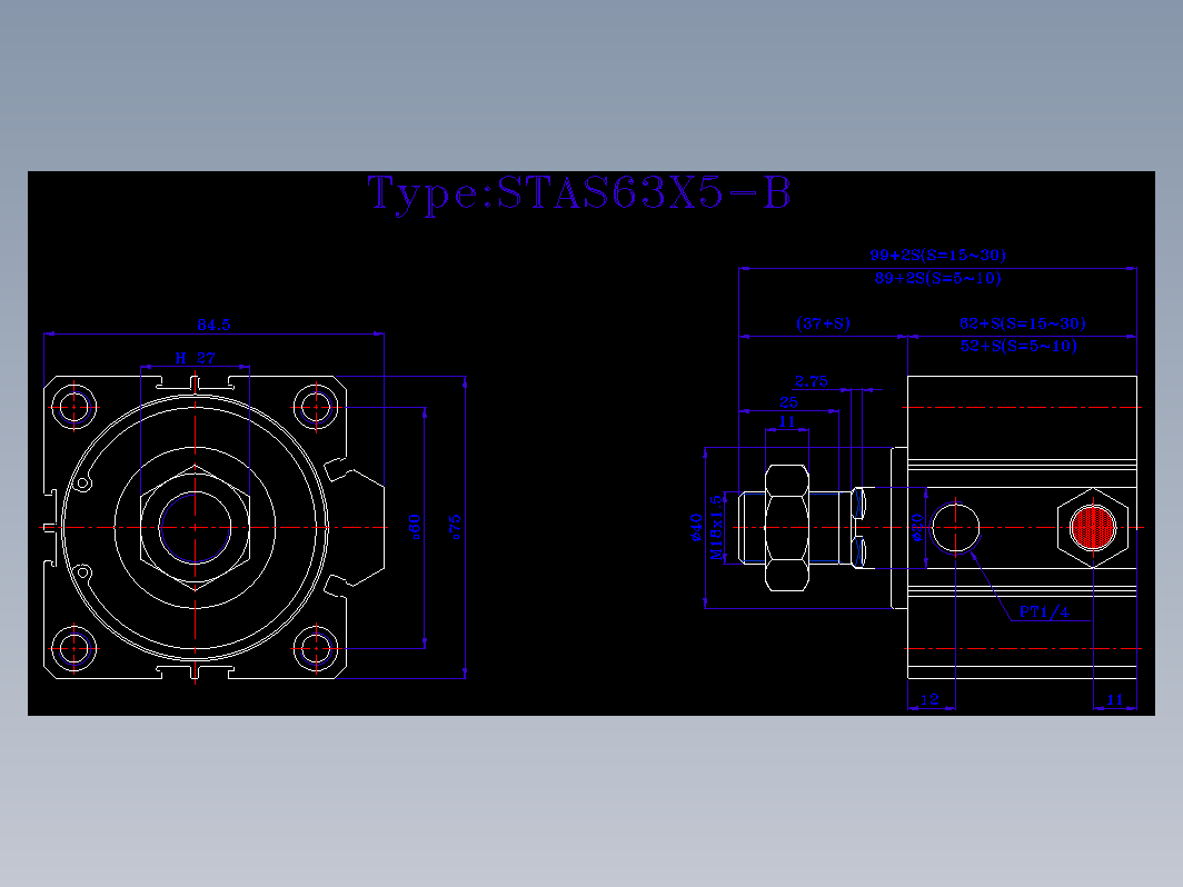 SDA气缸 83-STA-63-SW