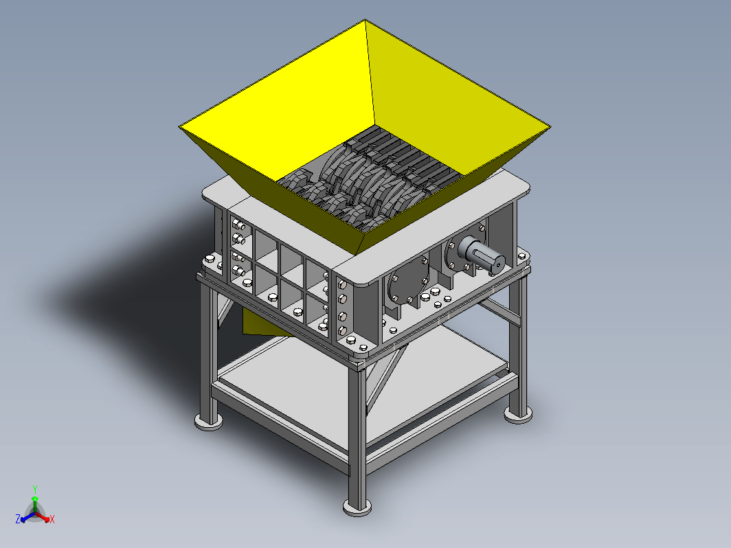 粉碎机建模