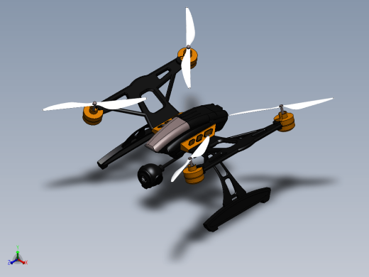 Drone小巧航拍无人机造型缩略图
