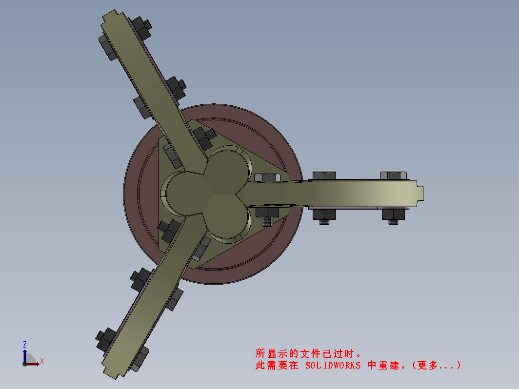 三爪夹具简易结构