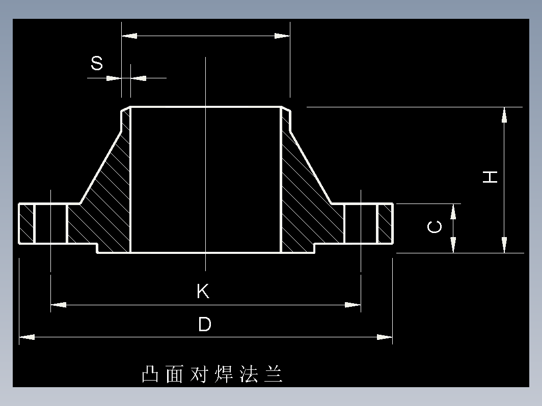 凸面对焊法兰