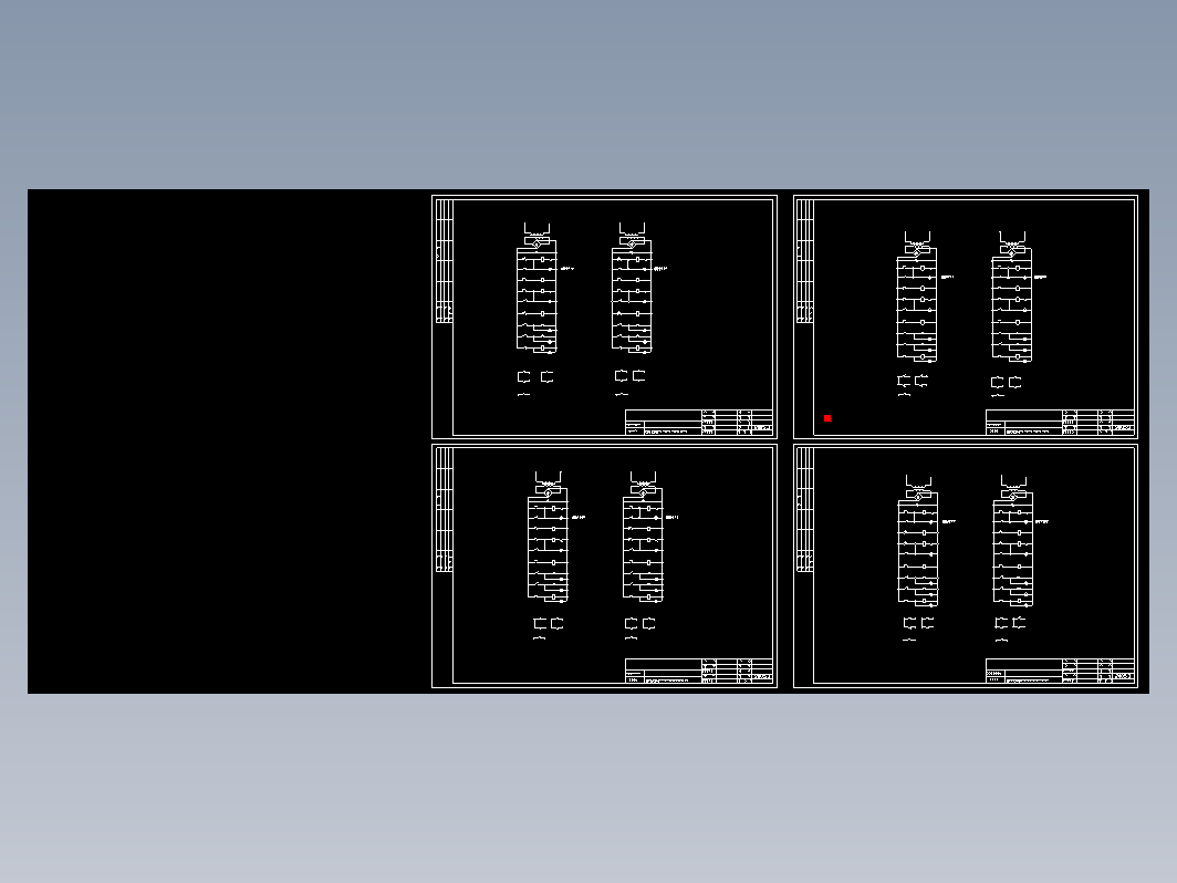 分电箱遥控开关图纸