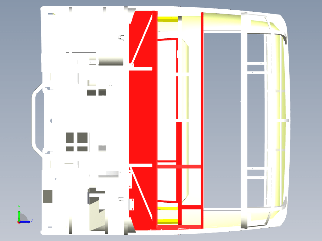 客车车架CATIA